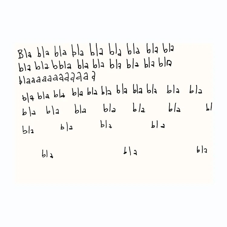 Carte postale « Blablabla » par Floor Koop