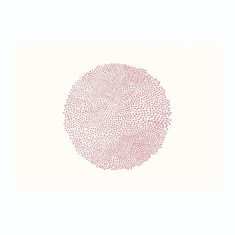 Carte postale aux cœurs colorés par Floor Koop