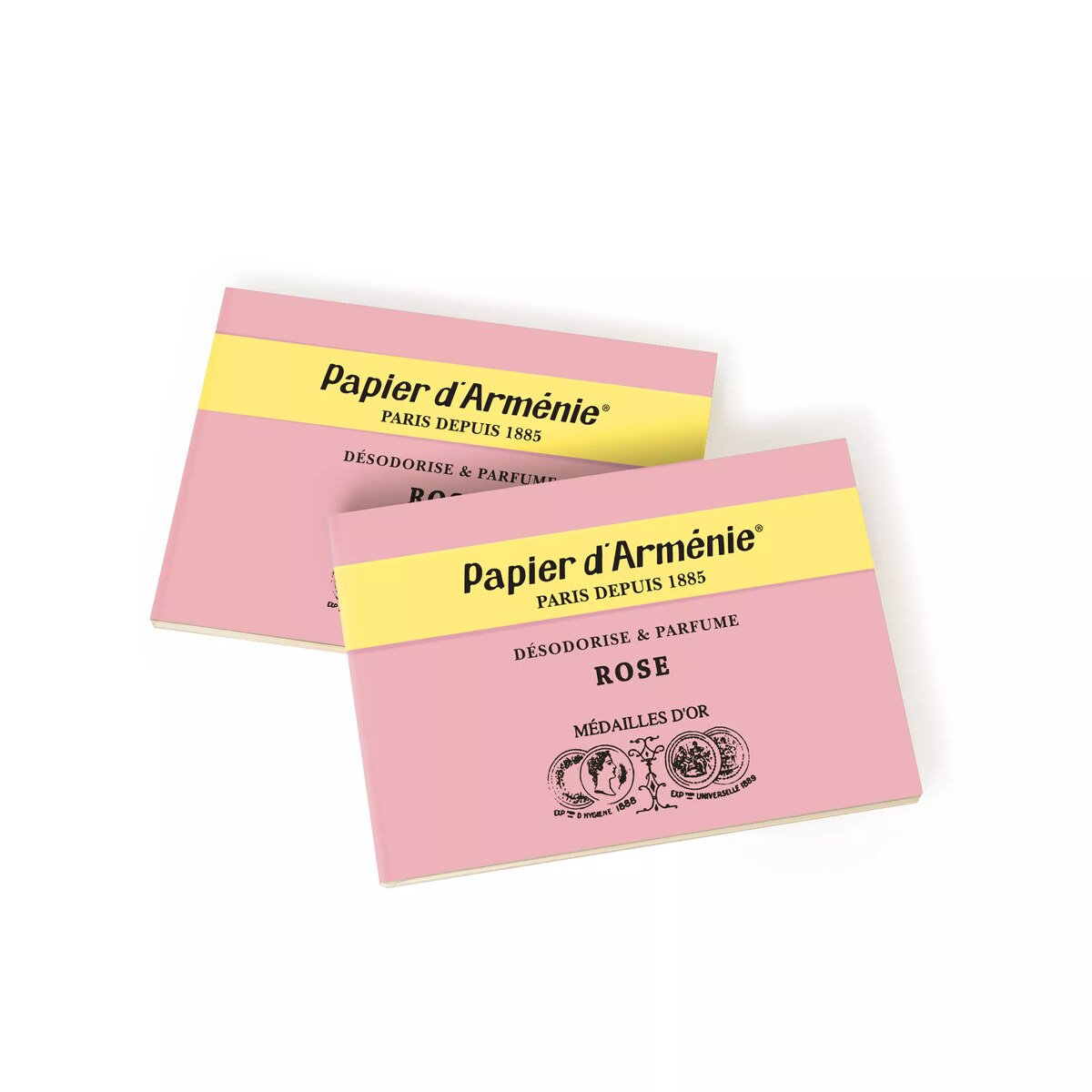 Carnet Papier d'Arménie Rose (rose) — note florale de rose
